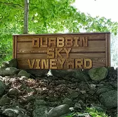 Quabbin Sky Vineyard Sign
